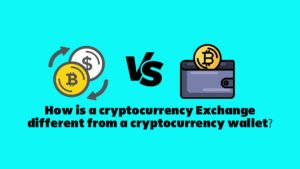 How is a cryptocurrency exchange different from a cryptocurrency wallet